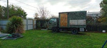 Kiwi Camo Truck or Tinyhouse NEW COF